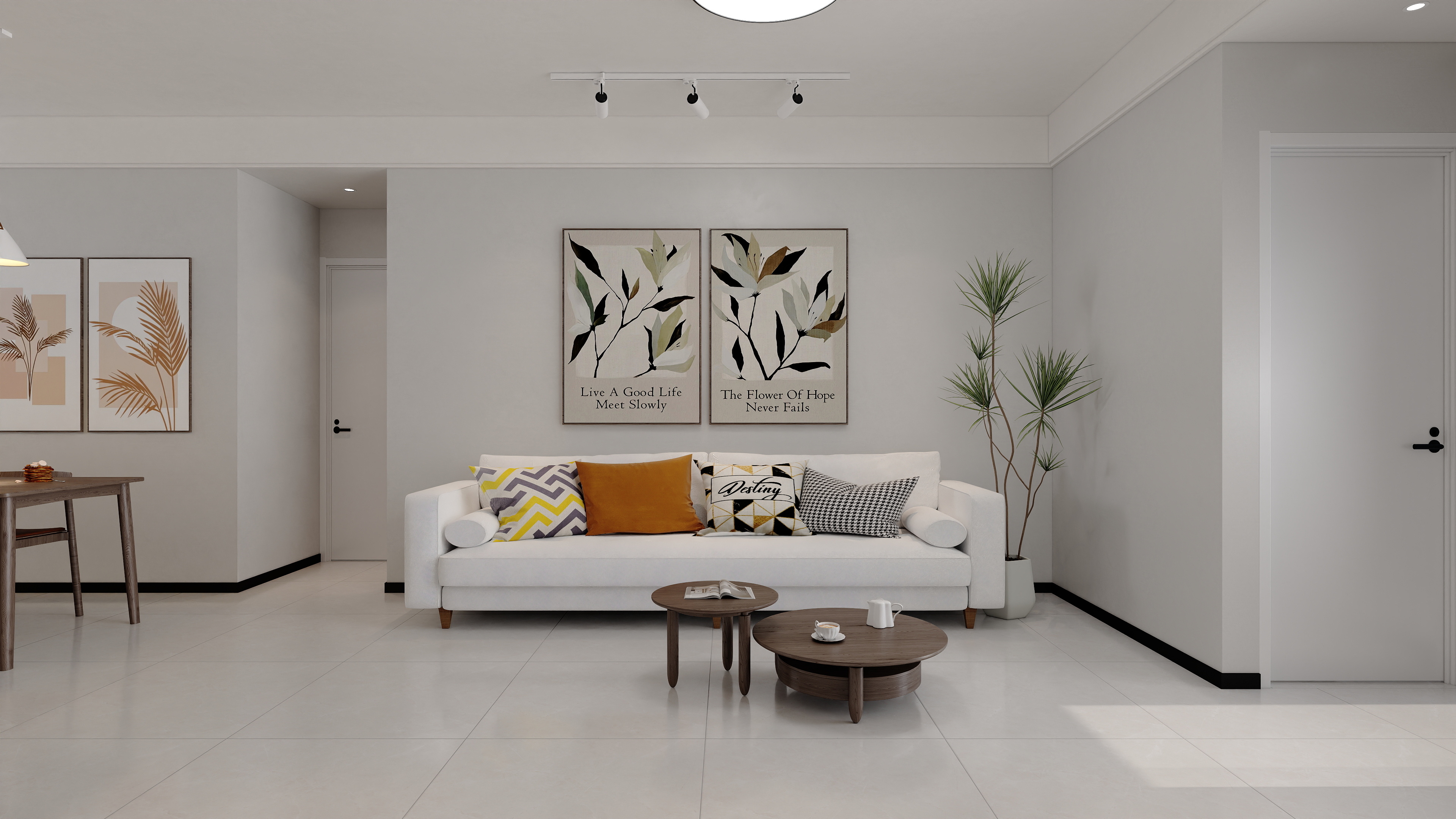 2 Bedrooms - B Floor Plan