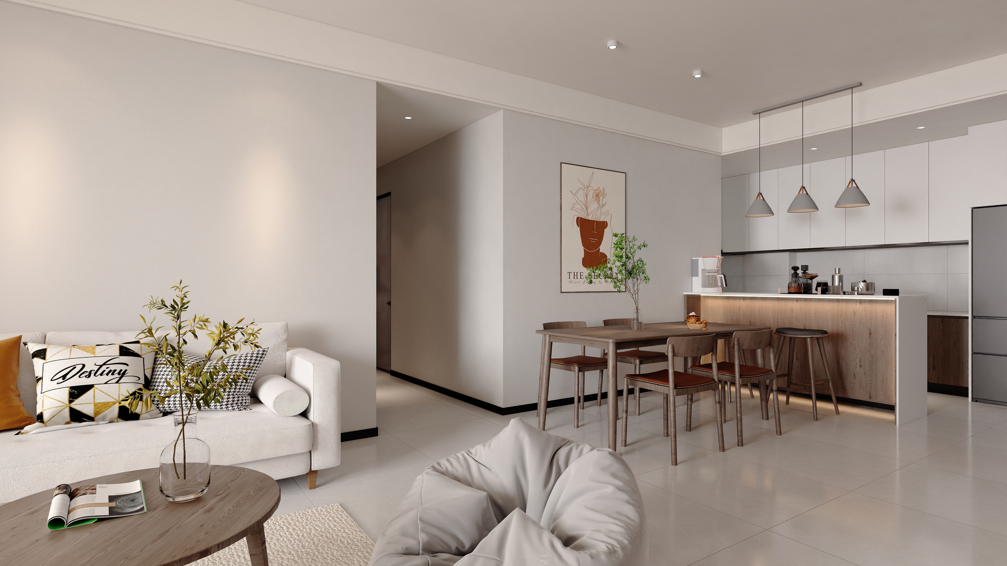 3 Bedrooms Floor Plan